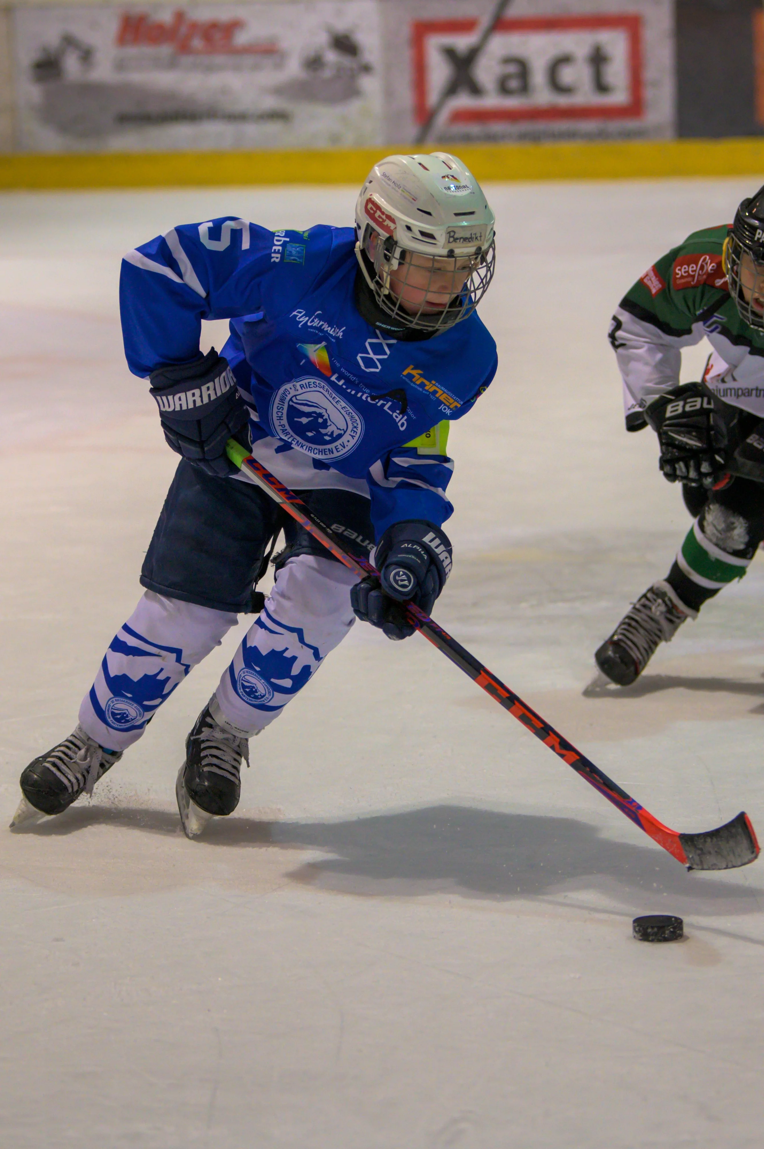 SC Riessersee Einzelspieler hochformat
